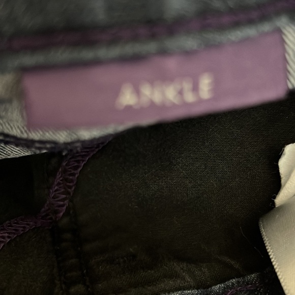 NYDJ Clarissa Ankle Pants in Dark Wash five pocket style size 6. #M10M45T - Picture 9 of 11